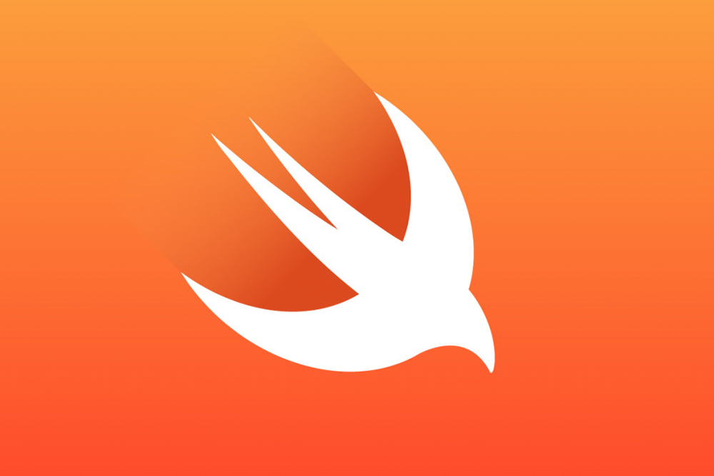 Graphic with Swift logo