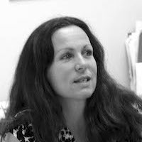 Black and white headshot of Deborah Belanger
